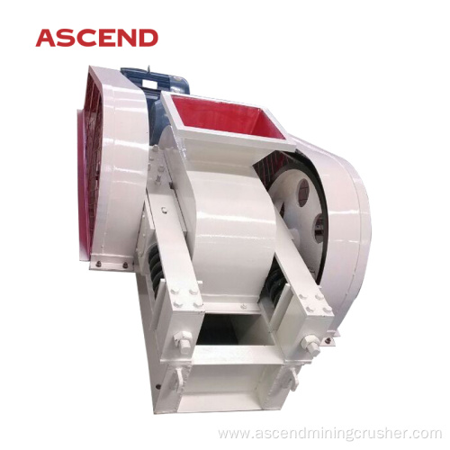 Concrete stone double roller crushing machine